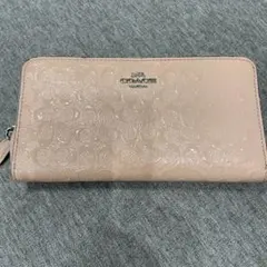 COACH長財布　シグネチャーパテントレザー