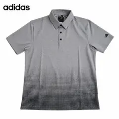 【新品・タグ付き】adidas アディダス ポロシャツ メンズ グレー Lのサムネイル