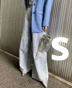 WIDE CHEMICAL DENIM PANTSのサムネイル