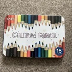MINI Colored Pencil 18色セット 缶ケース入りのサムネイル