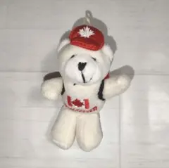 カナダ キーホルダー クマ 白