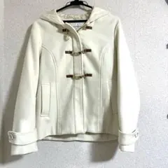 Honeys ダッフルコート　ショート　ホワイト