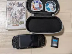 PSP-3000 本体セット ソフト3本・ケース付き ジャンク扱い