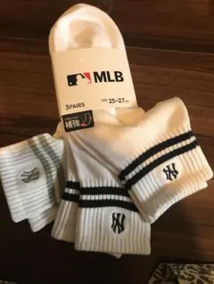 MLB ニューヨークヤンキース ソックス 3足セット 25-27cmのサムネイル