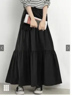 GRL ティアードロングスカート k8985a