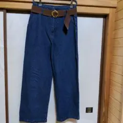 ワイドデニムパンツ デニム