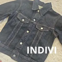 あ*み様 インディヴィINDIVI インディゴ デニムジャケット ジージャン 3
