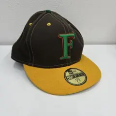 New Era 59FIFTY キャップ 7 3/4 ブラウン/イエロー