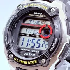 稼動 CASIO WAVE CEPTOR メンズ 腕時計 デジタル 20BARのサムネイル