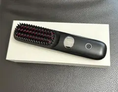 【新品未使用品】ブラシヘアアイロン ブラック