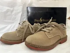 Polo Ralph Lauren ベージュ スエードシューズ　14センチ