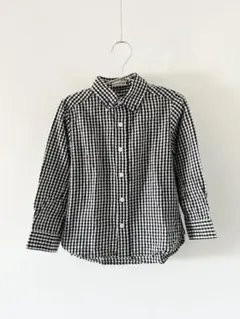 branshes ギンガムチェック長袖シャツ　110cm