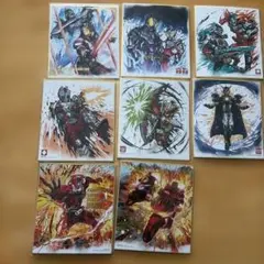 仮面ライダー 色紙 8枚 まとめ売り