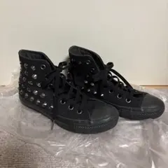 コンバース ハイカット　オールスター　スニーカー　スタッズ 23cm 地雷系