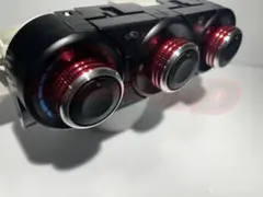 001T31エクストレイルアルミエアコンダイヤルレッド赤交換式リングイルミのサムネイル