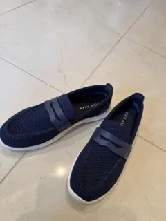 Cole Haan ネイビー スリッポン