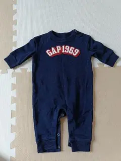 GAP ロンパース 3-6ヶ月 60　ネイビー 1969