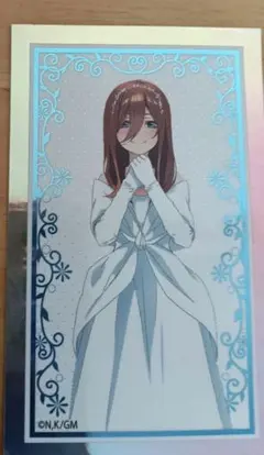 5等分の花嫁 シール 5枚セット 中野三玖 ウエディング