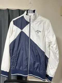 Callaway ゴルフジャケット ホワイト/ネイビー