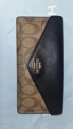 COACH 長財布 ブラウン ブラック