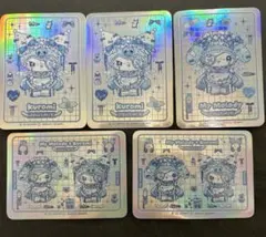 【非売品】 DOLLY MIX マイメロ クロミ ホログラムステッカー 3種