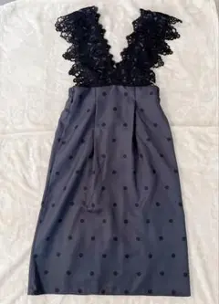 ★新品　タグ付き　しまむら　RIVIETTA レースサスジャンスカ
