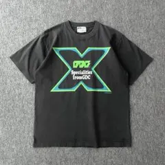 old　GDC　デザインTシャツ　ビッグプリント　フェード　墨黒　アーカイブのサムネイル