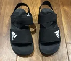 adidas ブラック サンダル 22cm