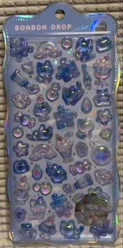 【国内正規品】ボンボンドロップシール そらねこボンボン　ちゅるきら