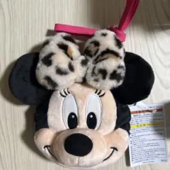 Disney ミニーマウス ポシェット ヒョウ柄 リボン