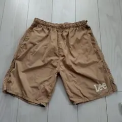 LEE メンズ　ダンガリー　ハーフパンツ　ショートパンツ　S ベージュ