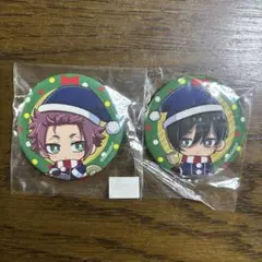 ブルーロック プリンセスカフェ クリスマス 糸師冴 糸師凛 缶バッジ