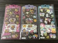 正規品!!サンリオキャラクターズ　ドロップジェリーシール3枚セット