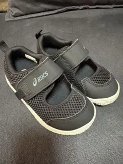 asics サマーシューズ 15.5cm 黒 スクスク