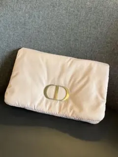 Dior CDロゴ パデッド ポーチ ピンク　ノベルティのサムネイル