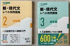 【2冊セット】新・現代文レベル別問題集　②初級編&③標準編