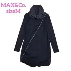 MAX&Co.　ワンピース　チュニック　ジップ　ブラックのサムネイル