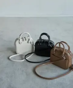 mysa closet スクエアバッグ 中黒