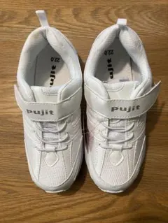pujit キッズ スニーカー ホワイト　22cmのサムネイル