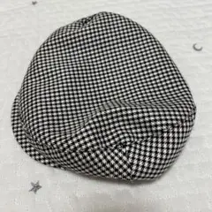 zara 千鳥柄ハンチング帽子　56cm