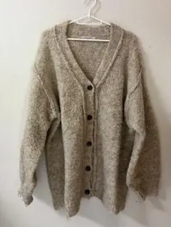 RETRO GALLERY ベージュ カーディガン 長袖