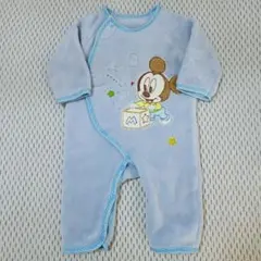 ディズニー　ミッキー　カバーオール　60～70 ロンパース　フリース