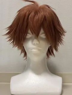 コスプレウィッグ ショート ブラウン セット済