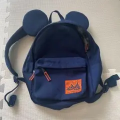 ディズニーリゾート ミッキー 耳付き リュック ネイビー