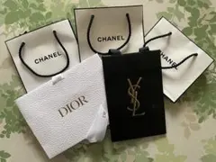 CHANEL、DIOR、YSLのショッパー全5点