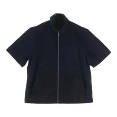 【新品】【正規品】クロムハーツ　レザー切り替え　半袖シャツ　ブラック　XXLのサムネイル