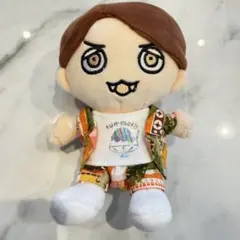 水色リーフ柄アロハシャツ ちぃましゃ衣装 ぬいぐるみコスチューム