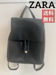 ZARA SALE リュック　バック　ブラック　モノトーン　美品　レザー