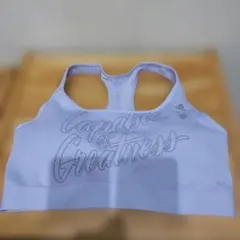 【新品未使用】アディダス スポーツブラ コンプレッション Ｌサイズ　ラベンダー