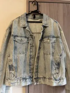 H&Mデニムジャケット L ライトブルー